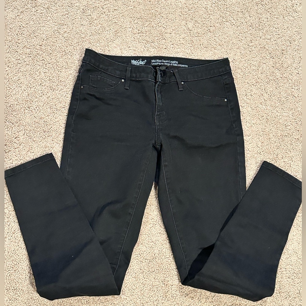 Mossimo Supply Co. Black Denim Leggings